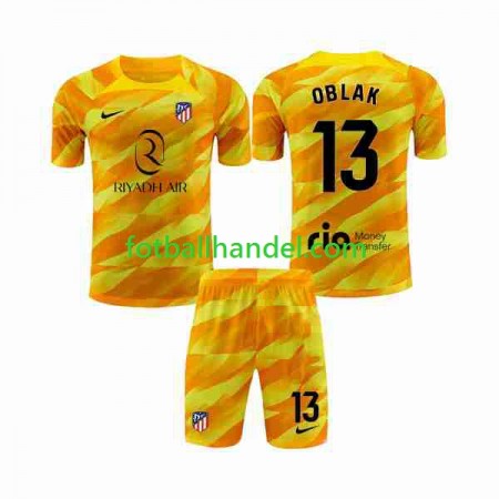 Barn Fotballdrakter Keeper Atlético Madrid Jan Oblak 13 2023-24 Kortermet oransje